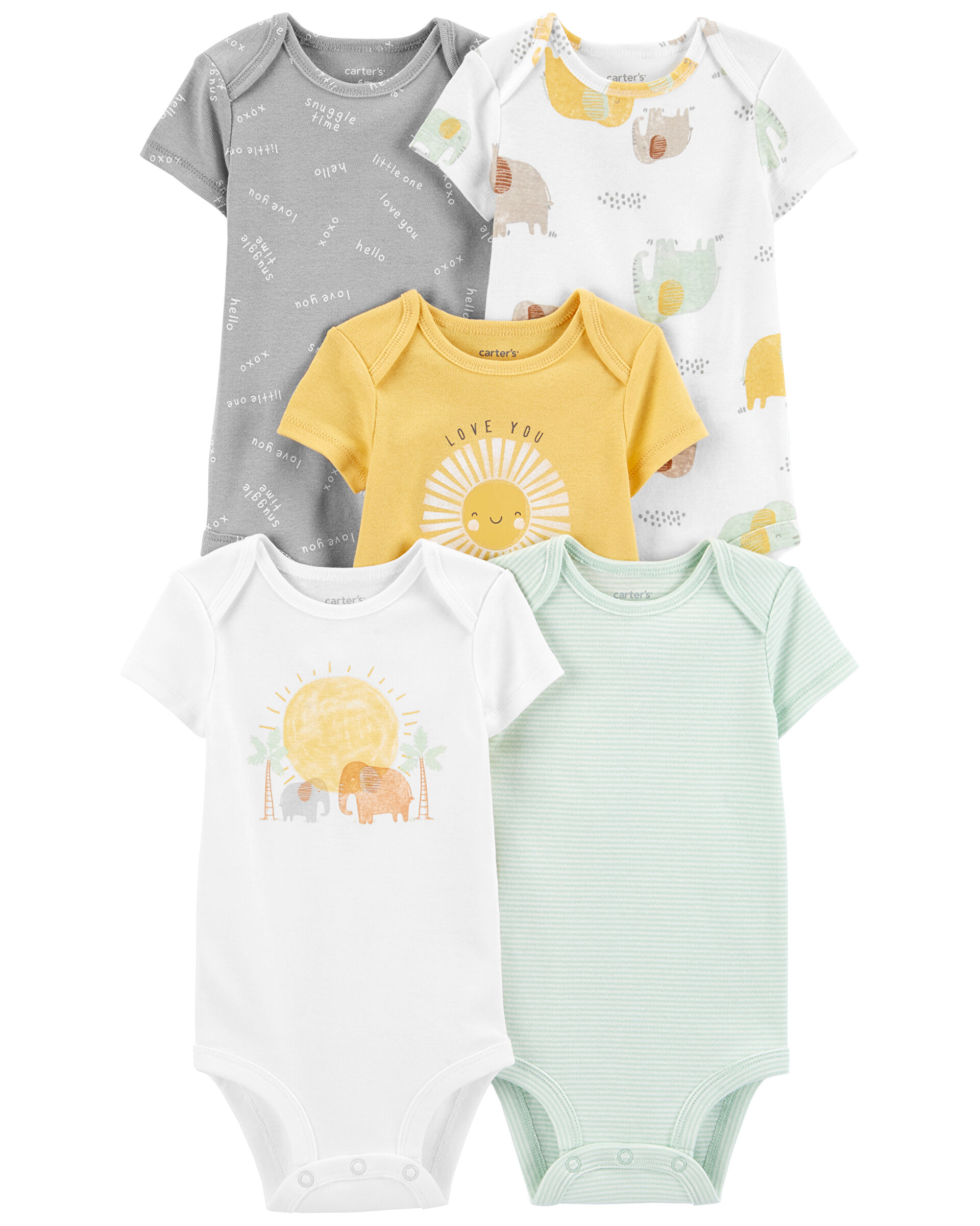 Layette Bebek 5li Body Set