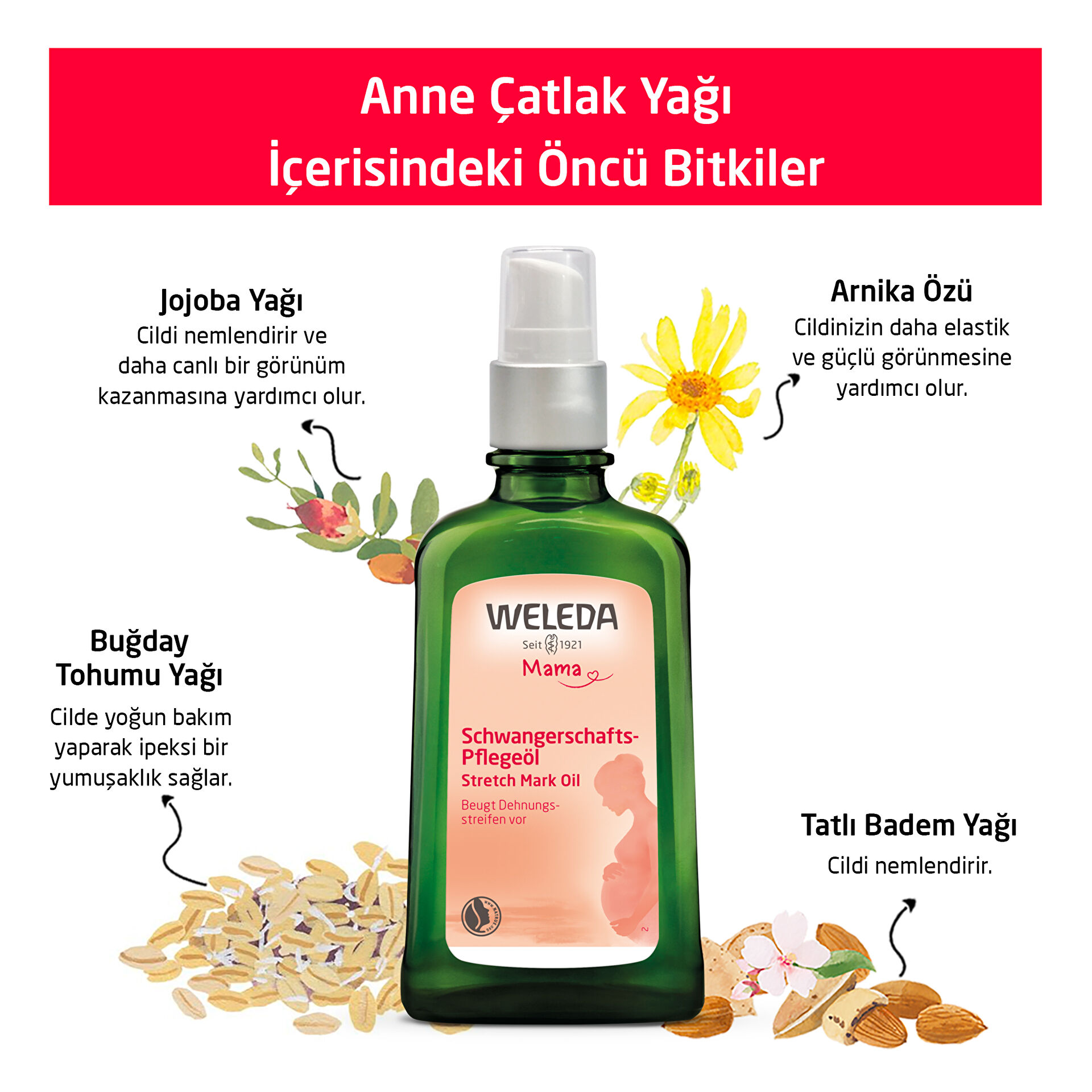 Weleda Anne Çatlak Yağı 100ml