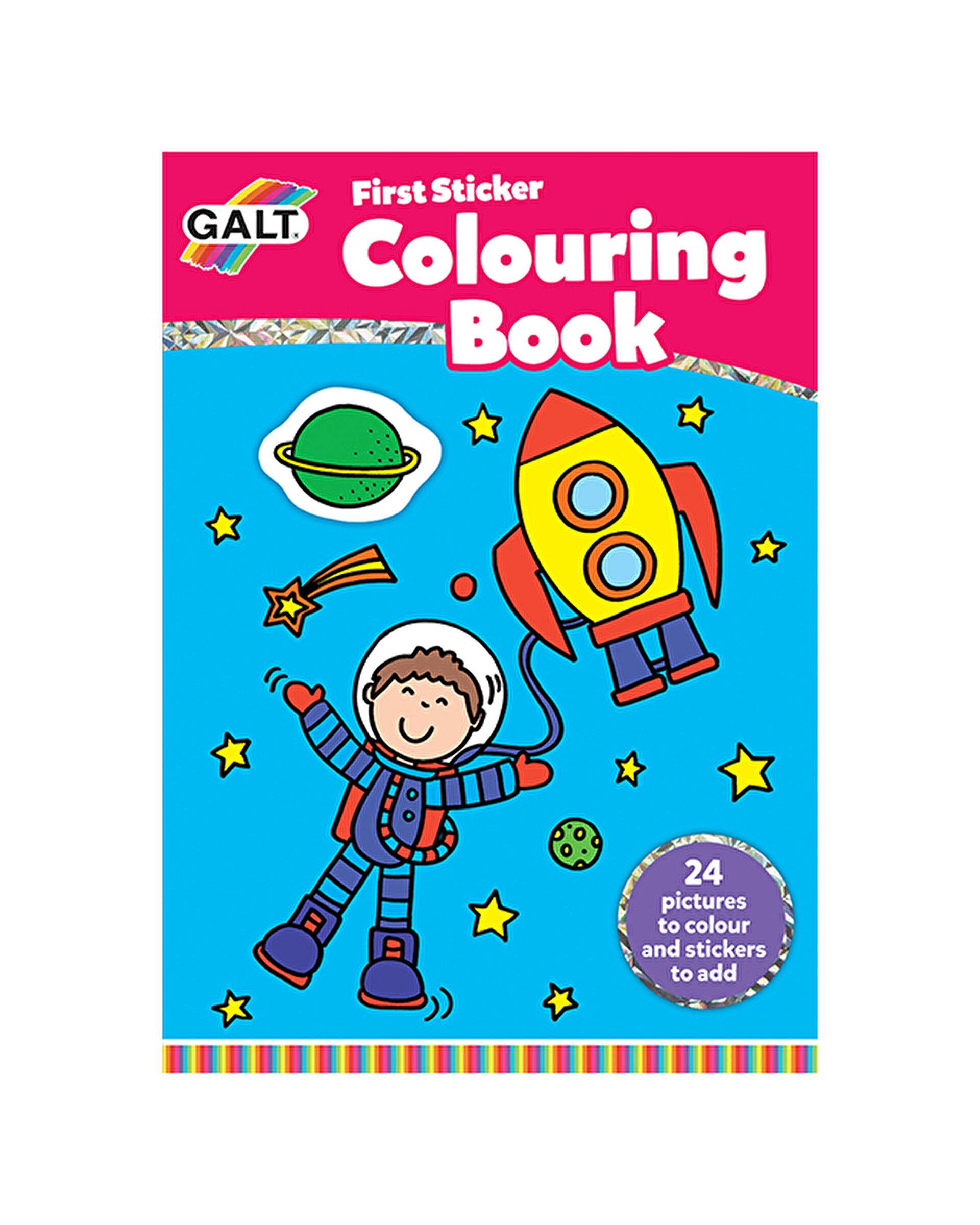First Sticker Colouring Book 3 Yaş+