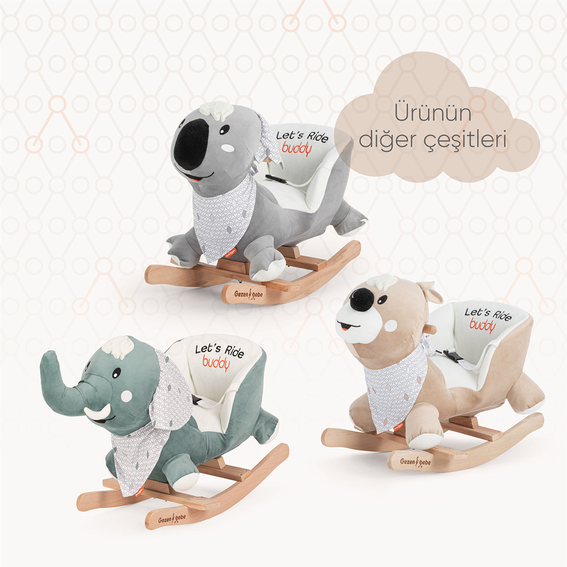 Gezenbebe Buddy Sallanan Arkadaş Bunny