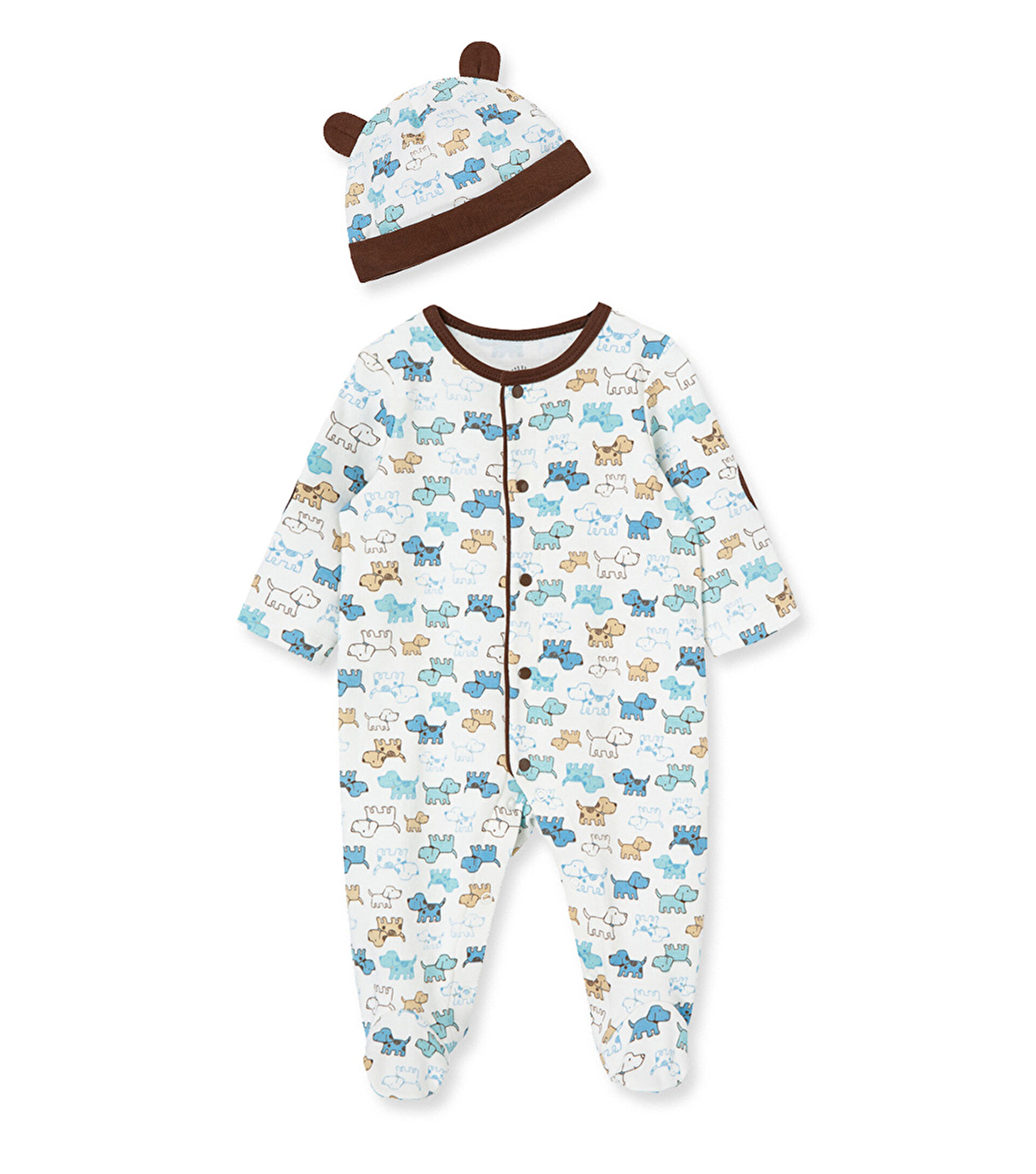 Cute Puppies Footie-Hat