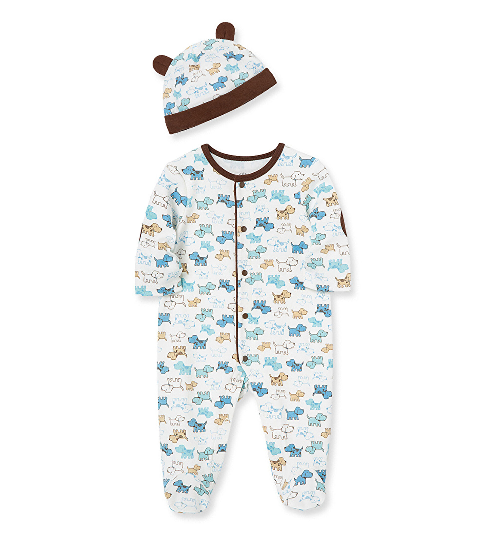 Cute Puppies Footie-Hat