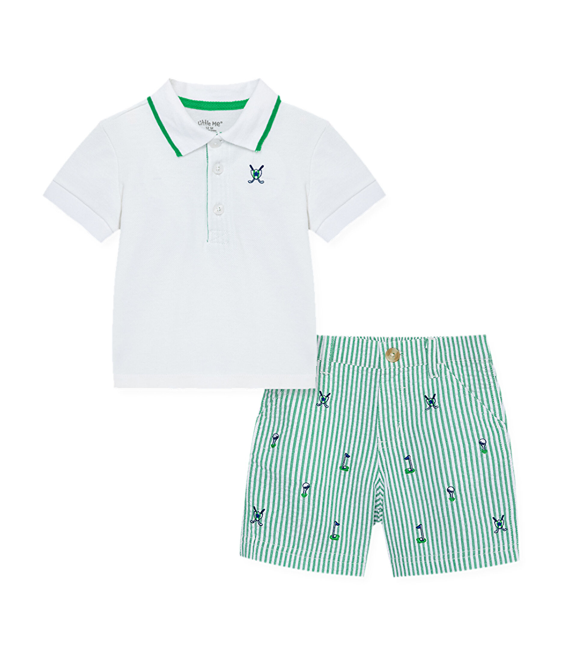 Golf Polo Short Set