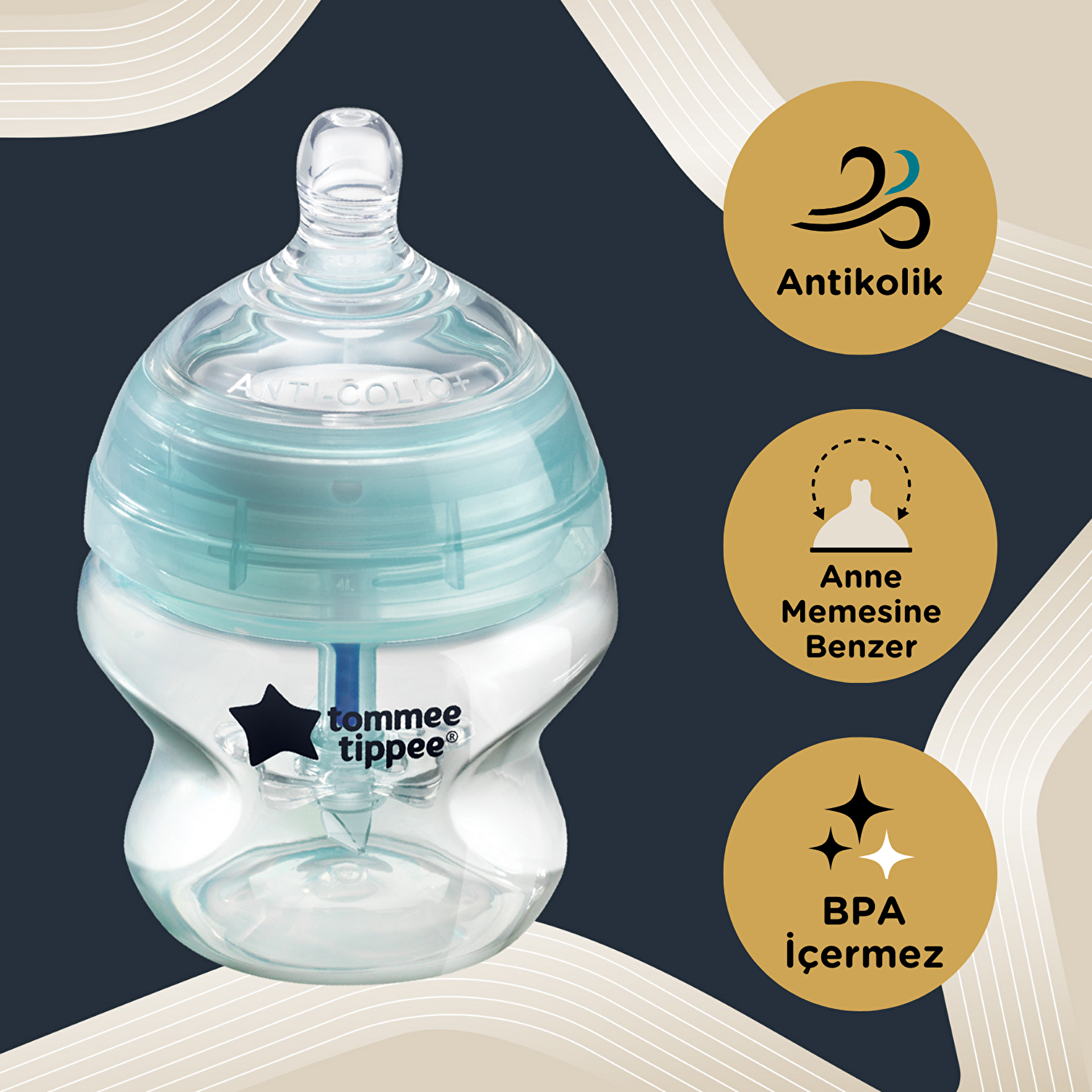 Tommee Tippee Gelişmiş Antikolik Biberon 150 ML