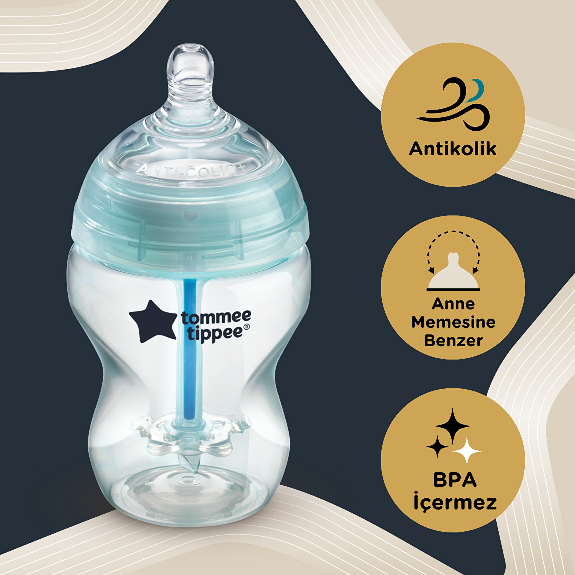 Tommee Tippee Gelişmiş Antikolik Biberon 260 ML