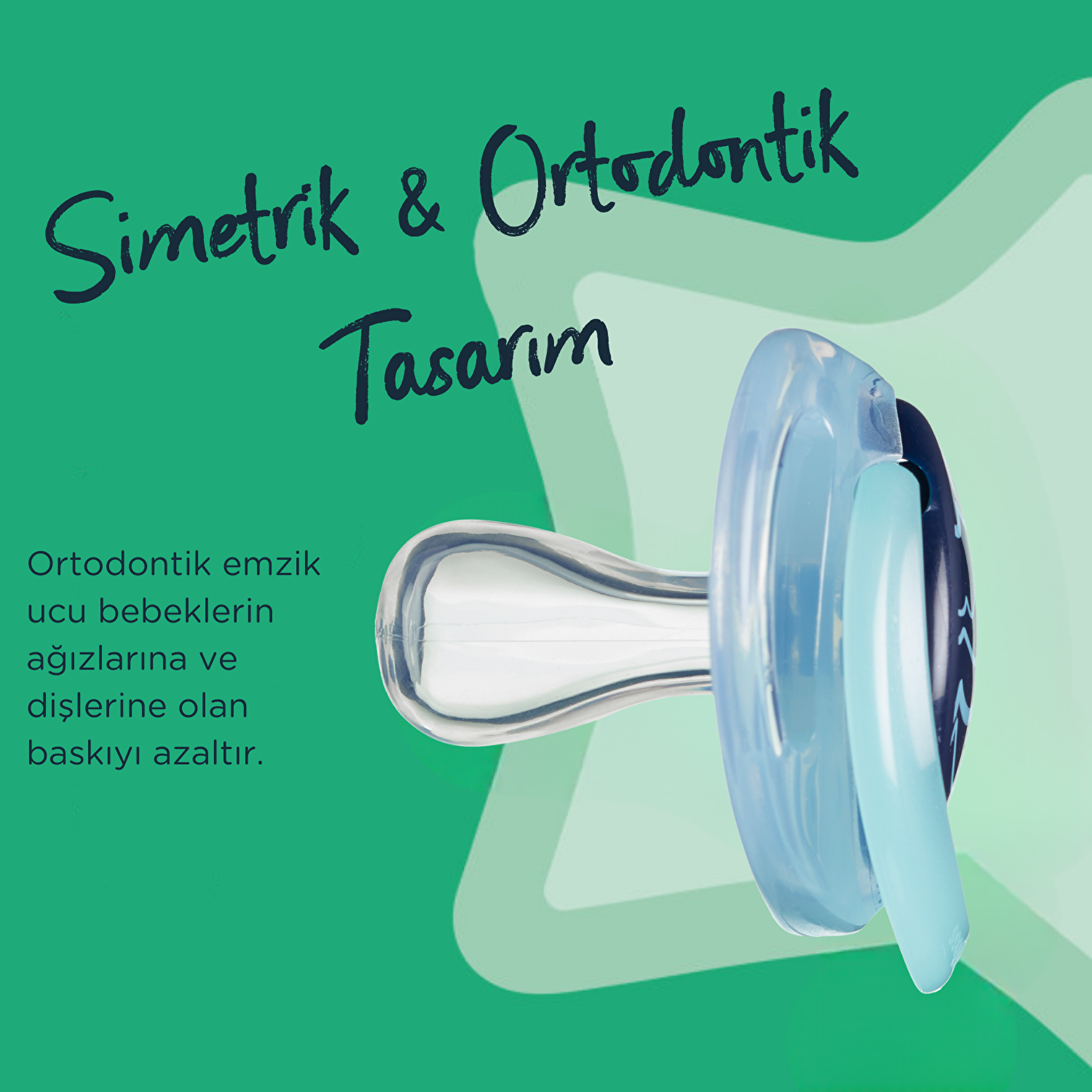 Tommee Tippee Gece Emzik 0-6 Ay x2 (Asortili)