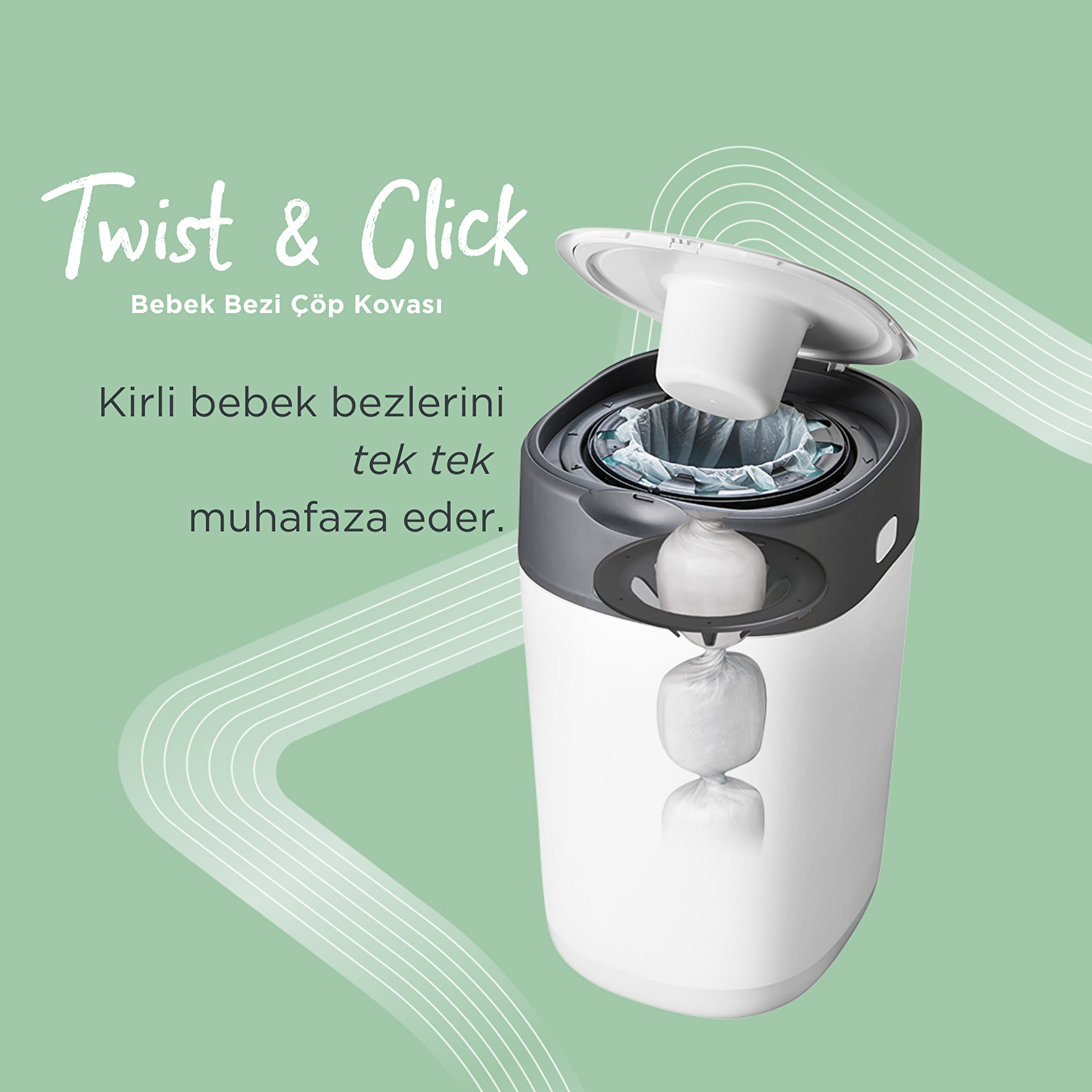 Twist  Click Çöp Kovası