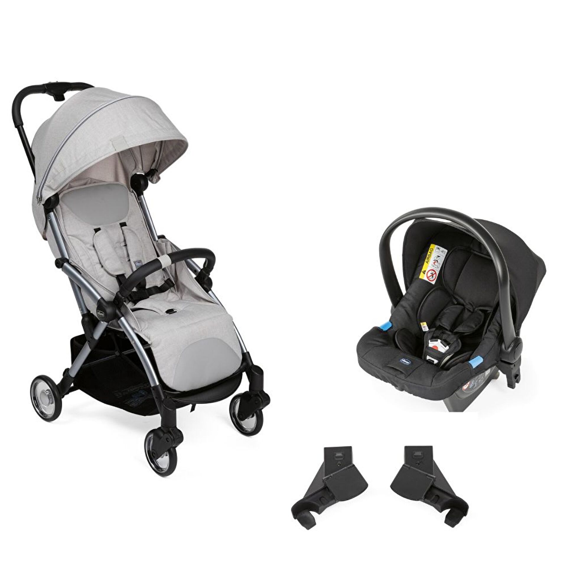 DUO GOODY PLUS BEBEK ARABASI- GREY MIST
