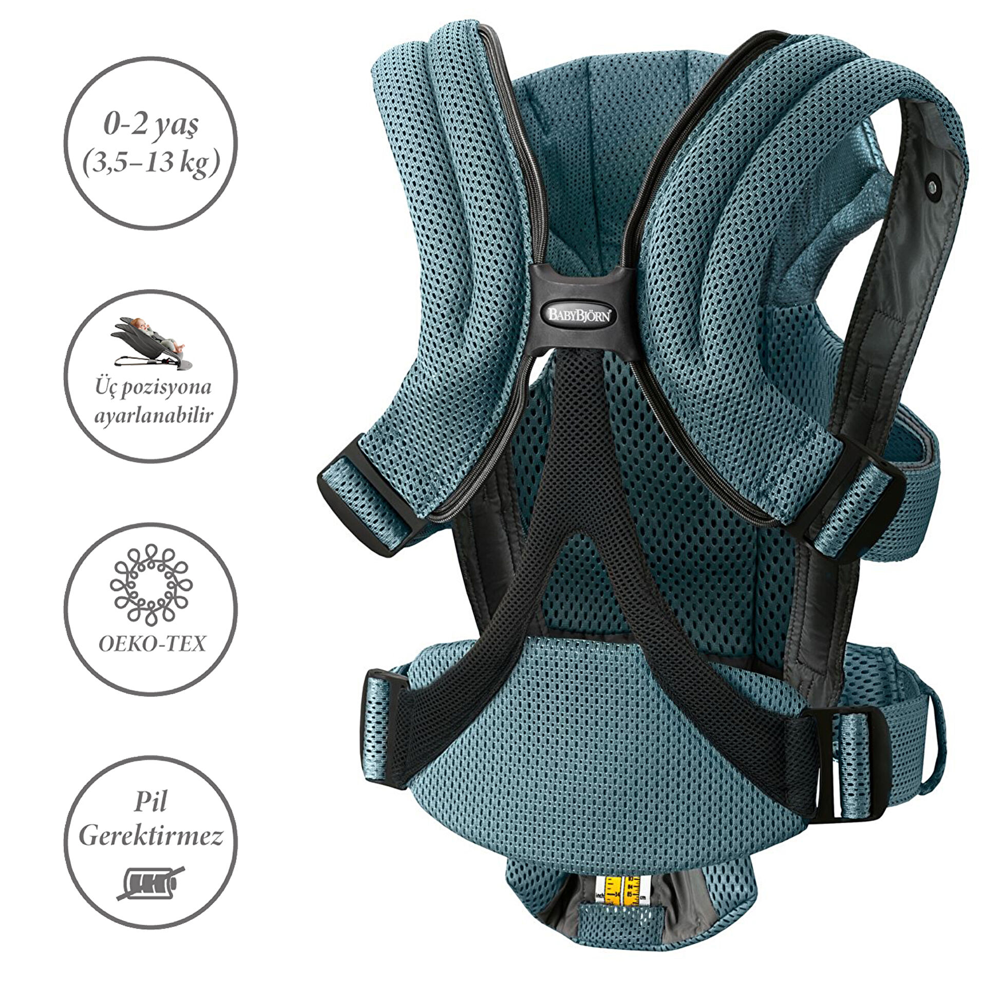 Babybjörn Kanguru Move 3D Mesh / Sage Green