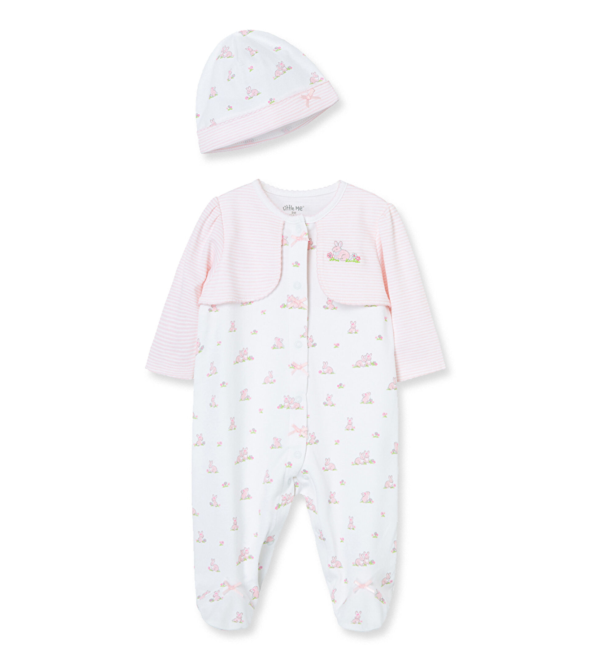 Baby Bunnies Footie-Hat