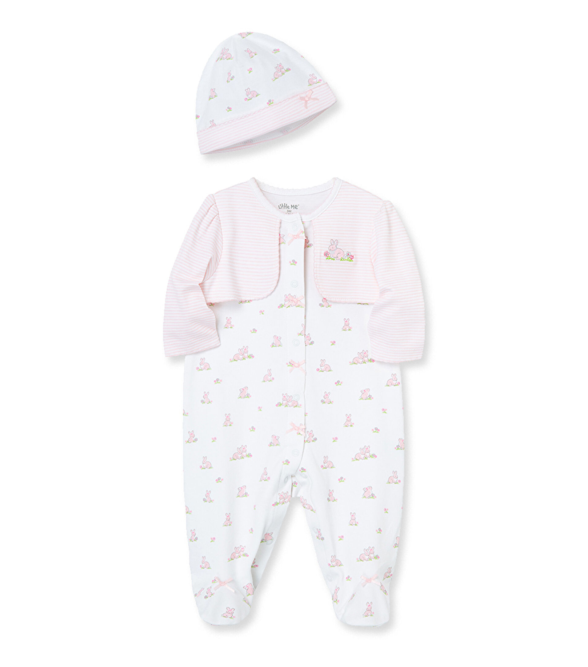 Baby Bunnies Footie-Hat