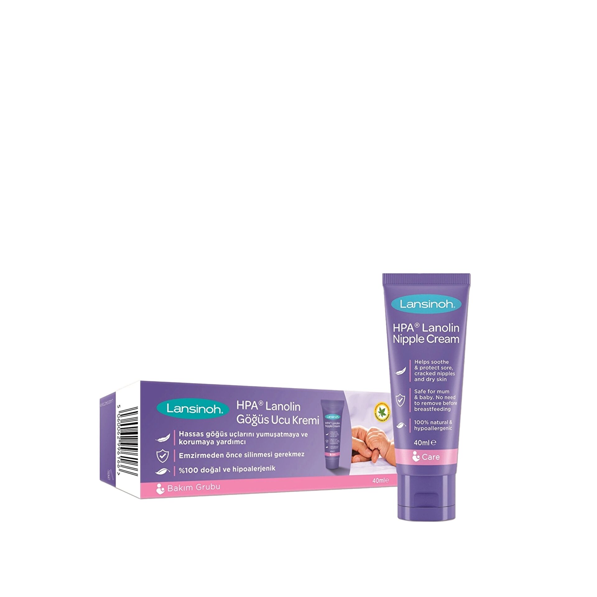 Resim LANSINOH HPA Lanolin Göğüs Ucu Kremi 40 ml