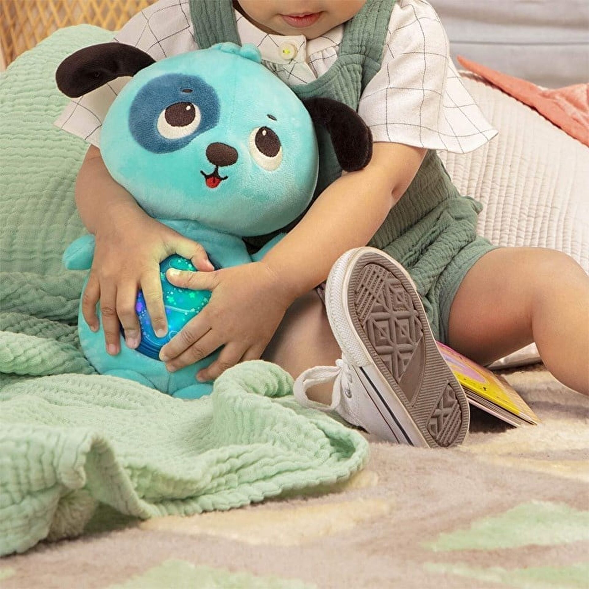 Resim B.TOYS Işıltılı Göbek ve Sesli Peluş  Köpek