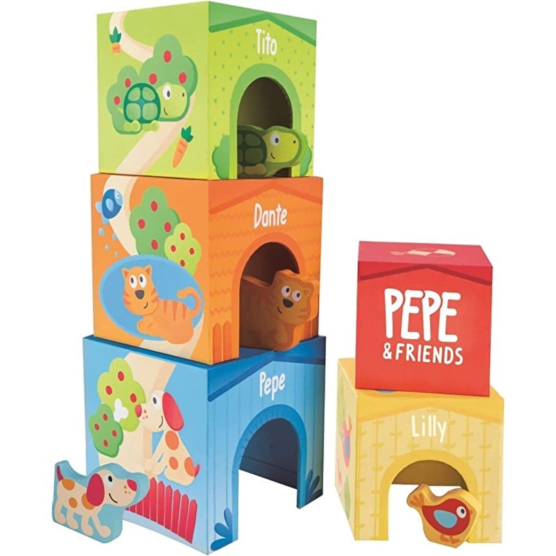 Resim HAPE Friendship Tower Ahşap Küpler