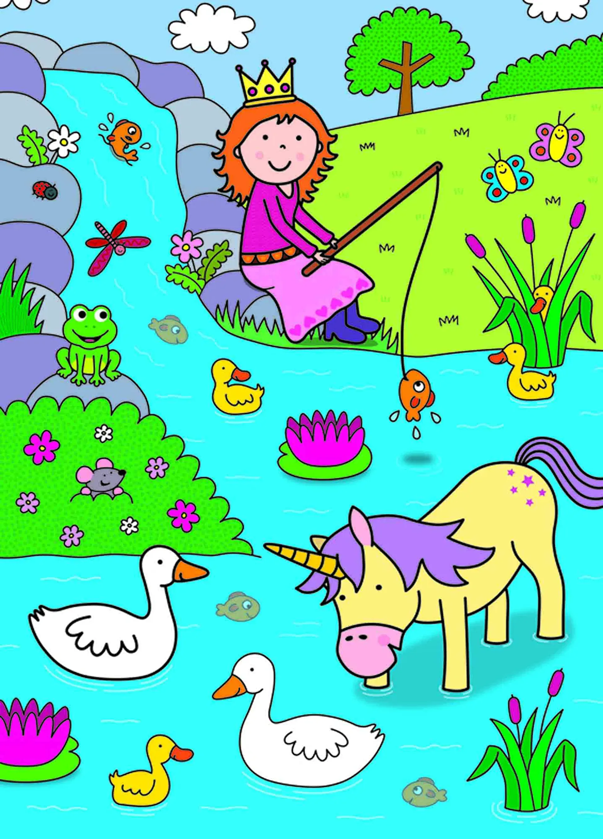 Resim GALT Water Magic Sihirli Kitap Unicorns  3 Yaş+