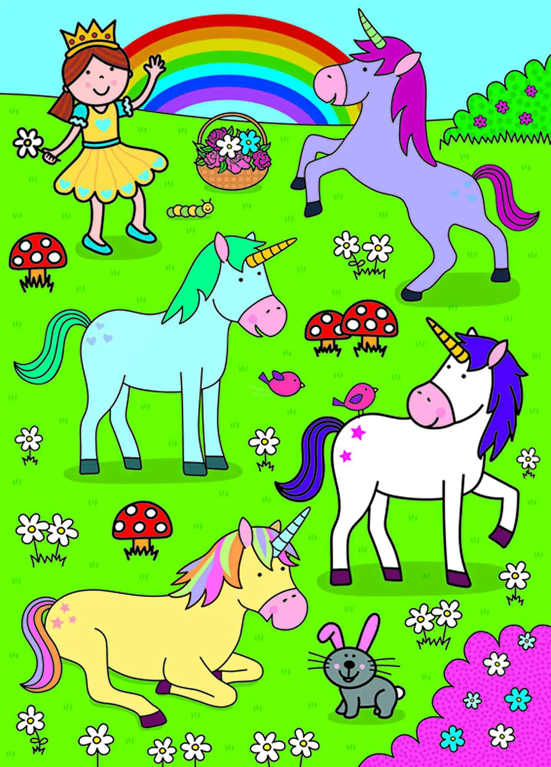 Resim GALT Water Magic Sihirli Kitap Unicorns  3 Yaş+