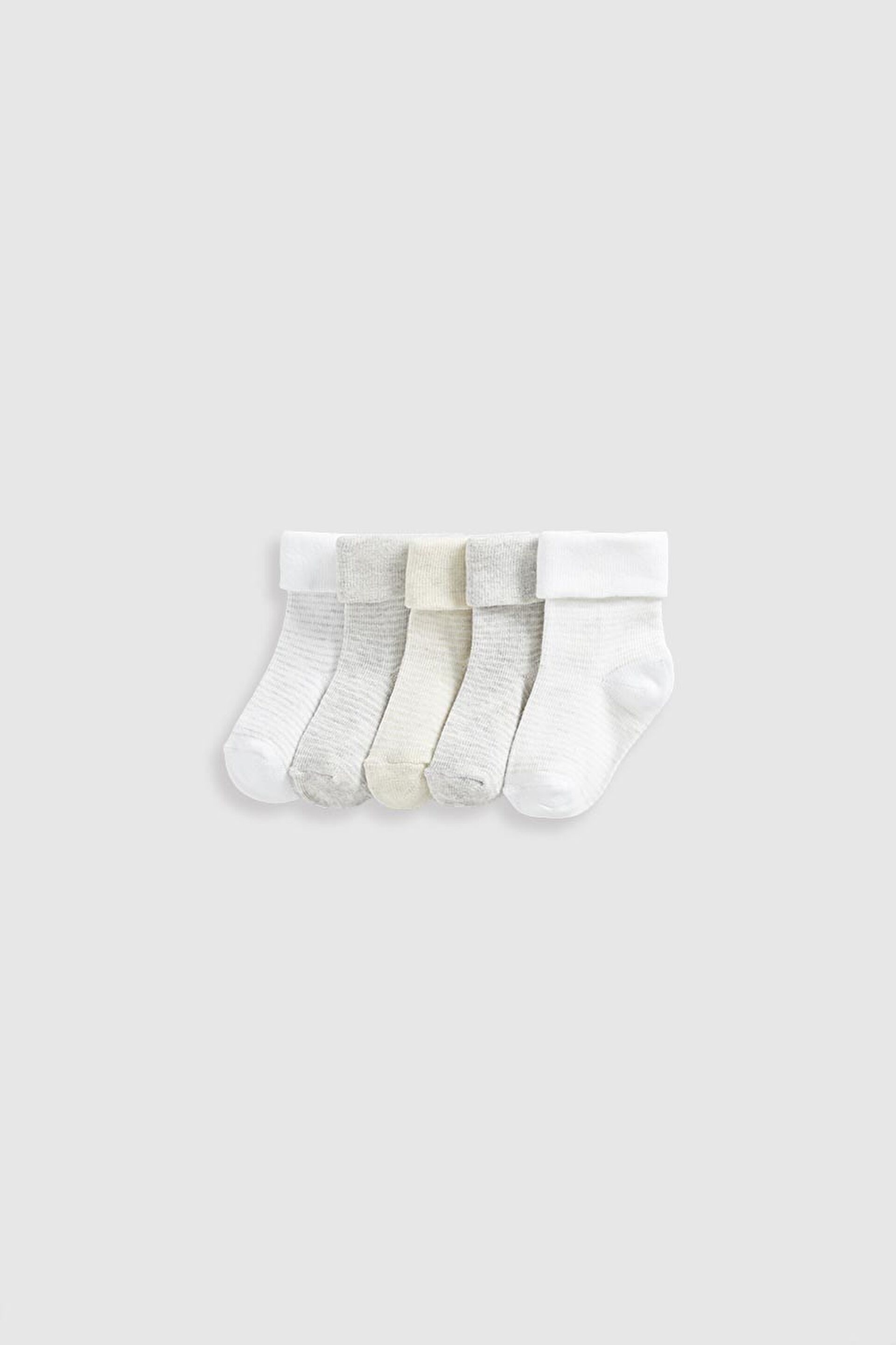 Resim MOTHERCARE Unisex Bebek 5Li Çorap