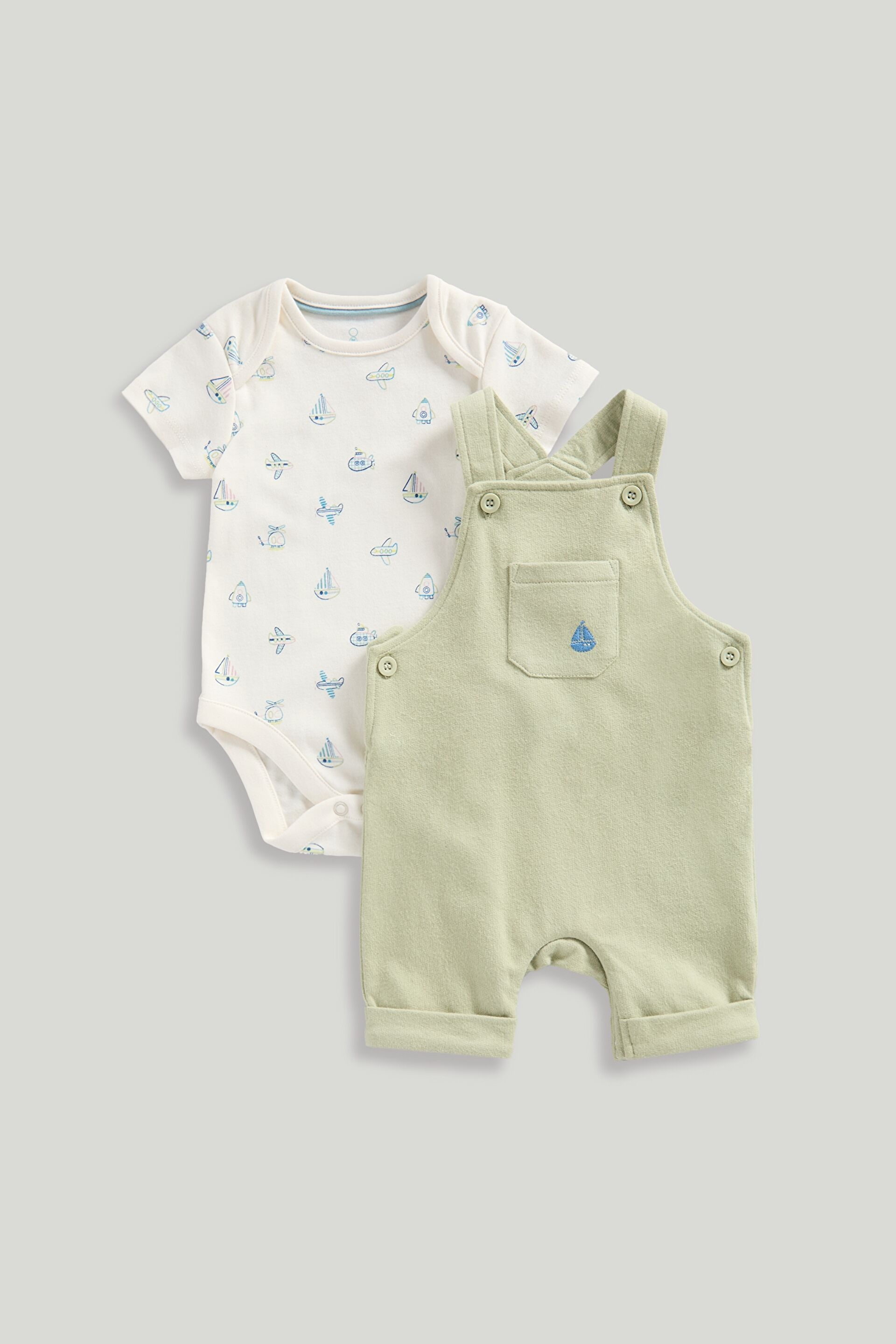 Resim MOTHERCARE Salopet Tulum Set