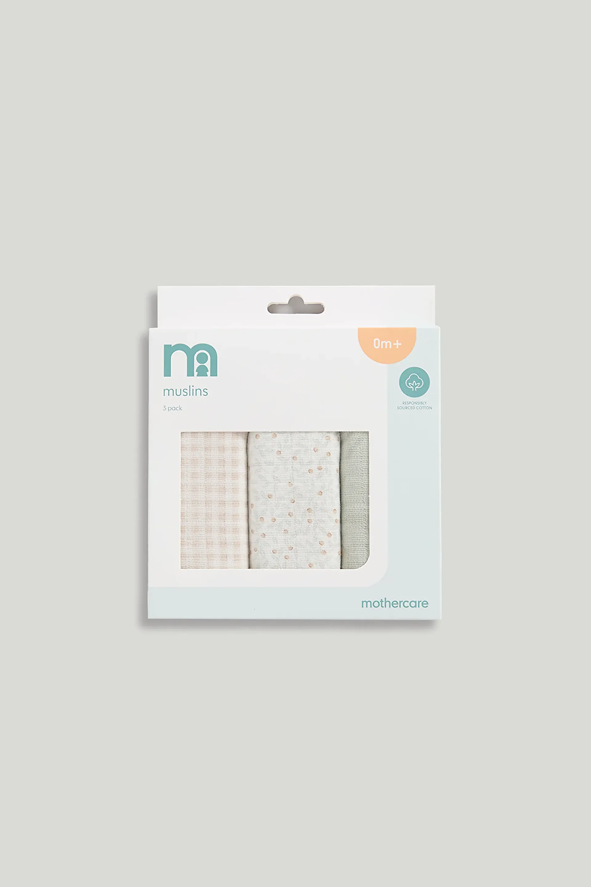 Resim MOTHERCARE 3Lü Müslin Set