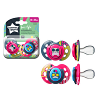 Tommee Tippee Fun Emzik 18-36 Ay Kız x2 (Asortili)