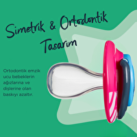 Tommee Tippee Fun Emzik 18-36 Ay Kız x2 (Asortili)