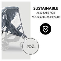 Resim HAUCK Pushchair Raincover 4W Bebek Arabası Yağmurluğu