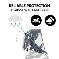 Resim HAUCK Pushchair Raincover 4W Bebek Arabası Yağmurluğu