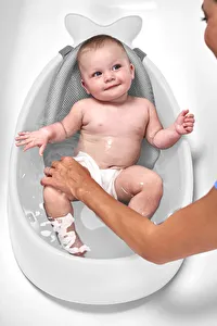 Resim SKIP HOP Moby 3 ü 1 Arada Akıllı Küvet - Beyaz