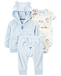 Resim CARTERS Layette  3lü Hırkalı Set