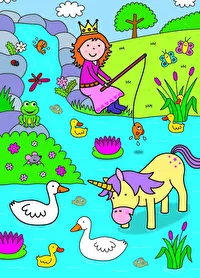 Resim GALT Water Magic Sihirli Kitap Unicorns  3 Yaş+