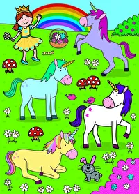 Resim GALT Water Magic Sihirli Kitap Unicorns  3 Yaş+