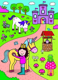 Resim GALT Water Magic Sihirli Kitap Unicorns  3 Yaş+