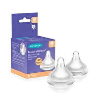 Resim LANSINOH Natural Wave Biberon Emziği Yavaş Akışlı