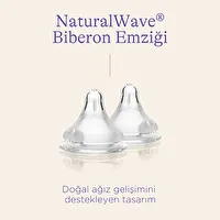 Resim LANSINOH Natural Wave Biberon Emziği Hızlı Akışlı