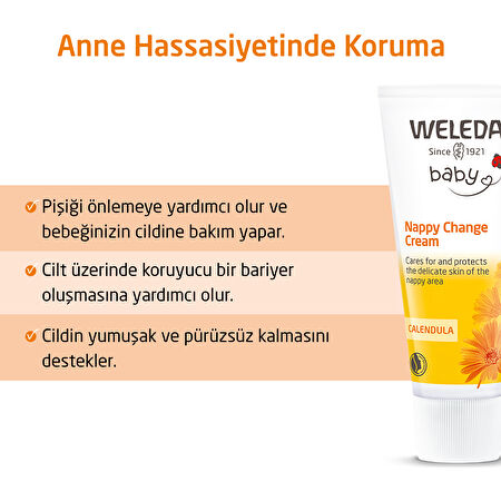 Weleda Calendula Organik Pişik Kremi 75ml