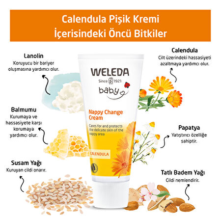 Weleda Calendula Organik Pişik Kremi 75ml