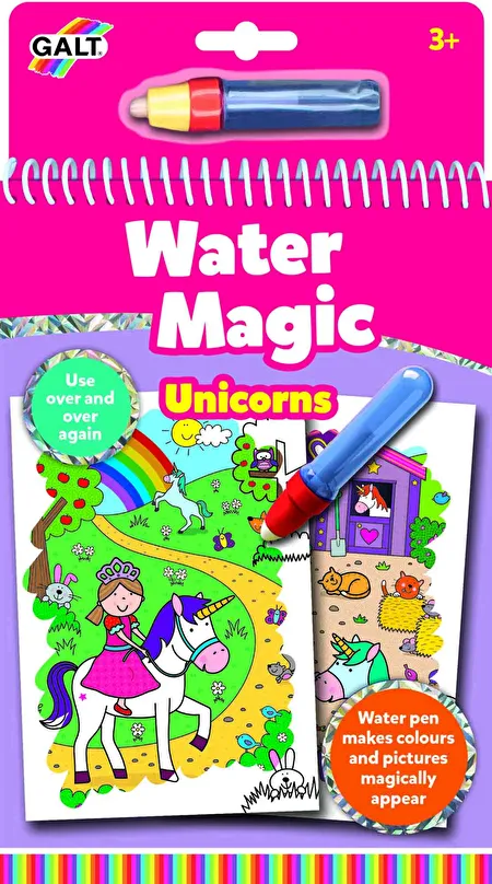 Resim GALT Water Magic Sihirli Kitap Unicorns  3 Yaş+