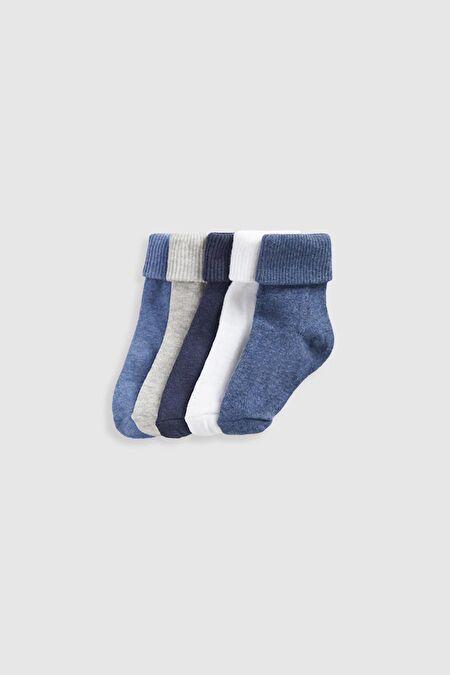 Resim MOTHERCARE Erkek Bebek 5Li Çorap